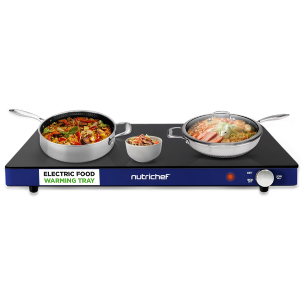 NutriChef Electric Glass Surface Warming Tray