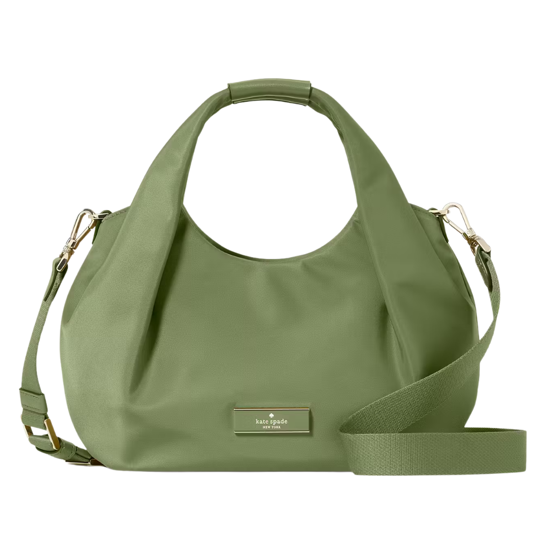 Kate Spade Carter Nylon Small Pleated Crossbody Bag