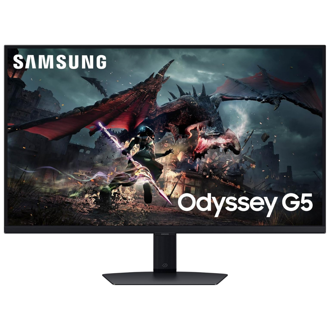 32" Samsung Odyssey G50D WQHD 180Hz 1ms HDR IPS Freesync and G-SYNC Compatible Gaming Monitor