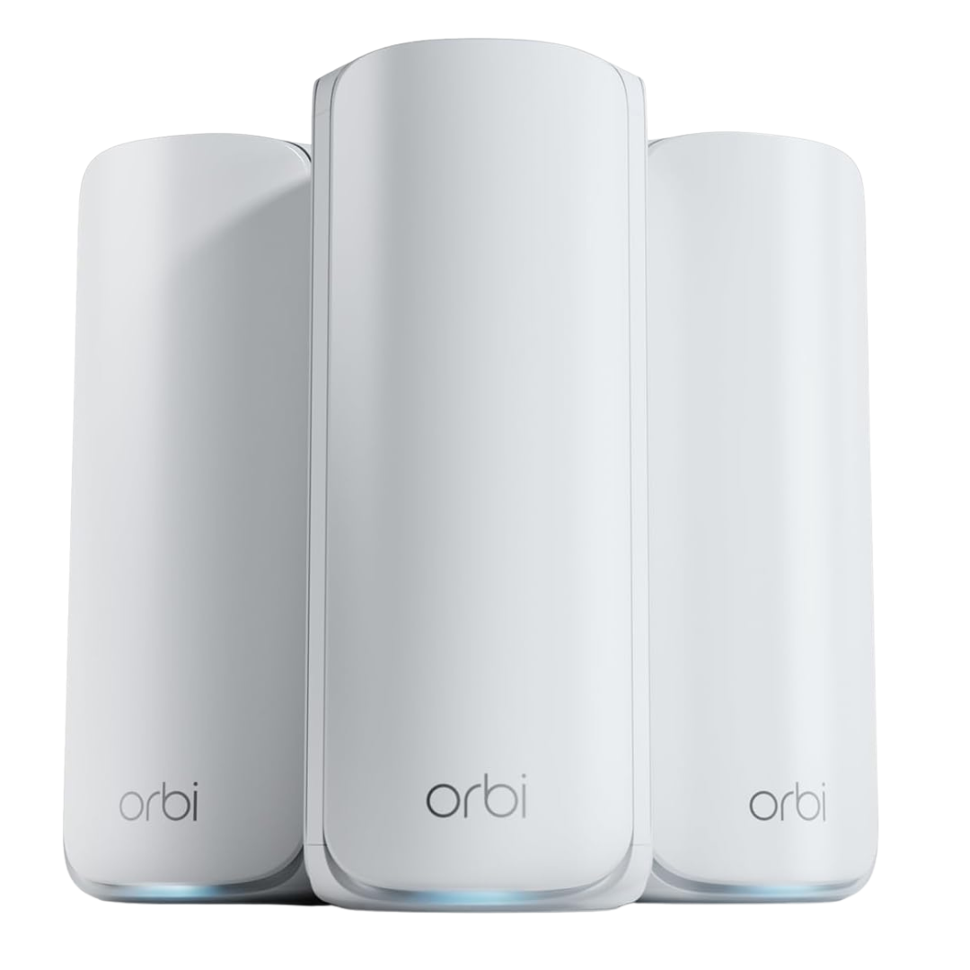 Netgear Orbi 770 Tri-Band WiFi 7 Mesh Network System (Router + 2 Satellite)