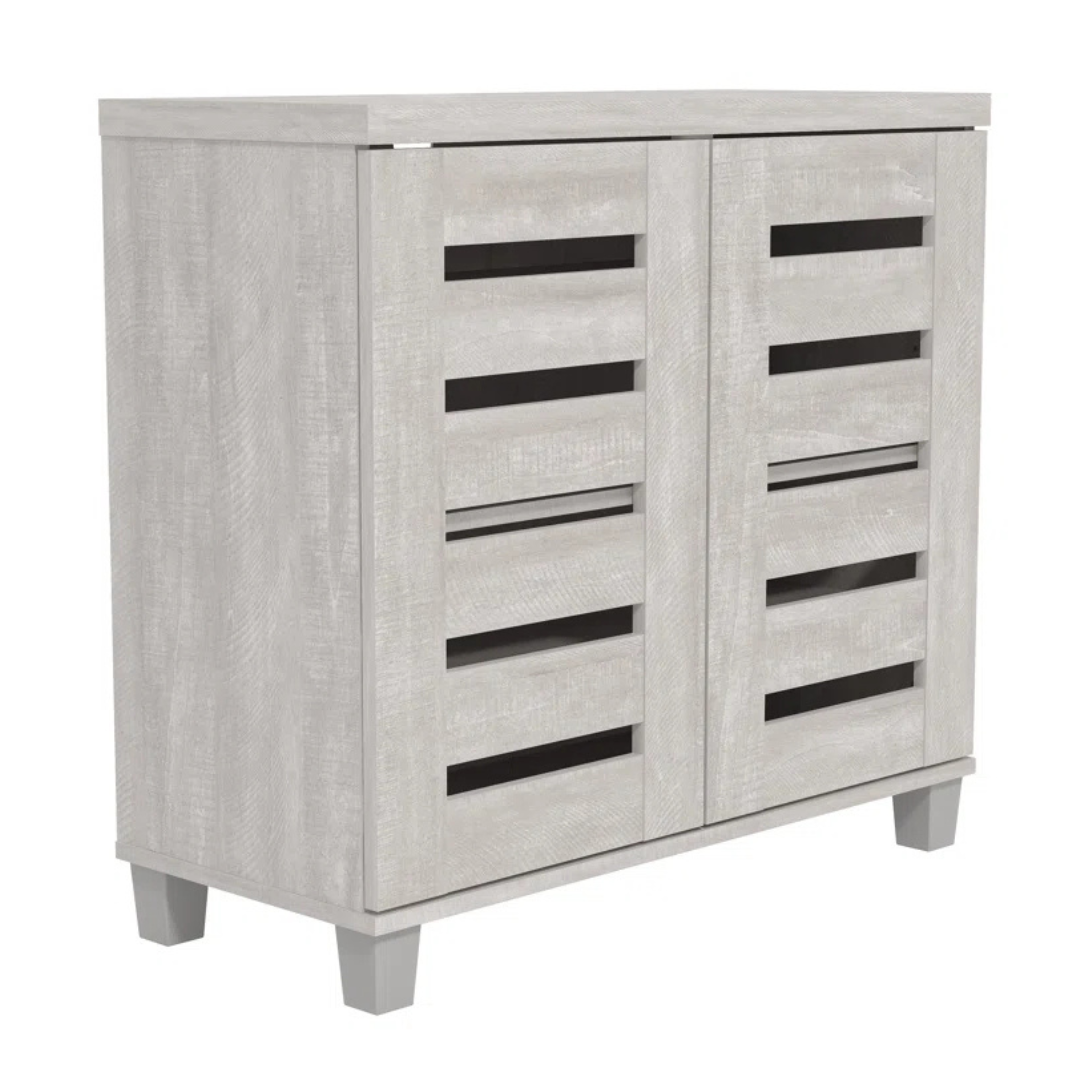 Steelside Lismore 12-Pair Shoe Storage Cabinet