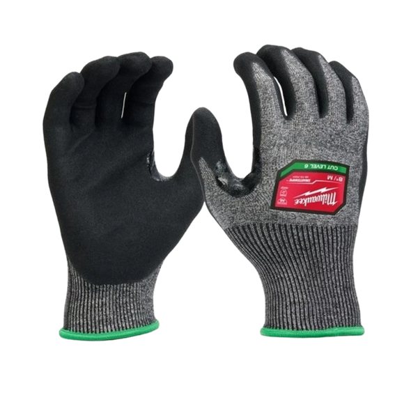 Milwaukee Cut Level 6 High-Dexterity Nitrile Dipped Gloves
