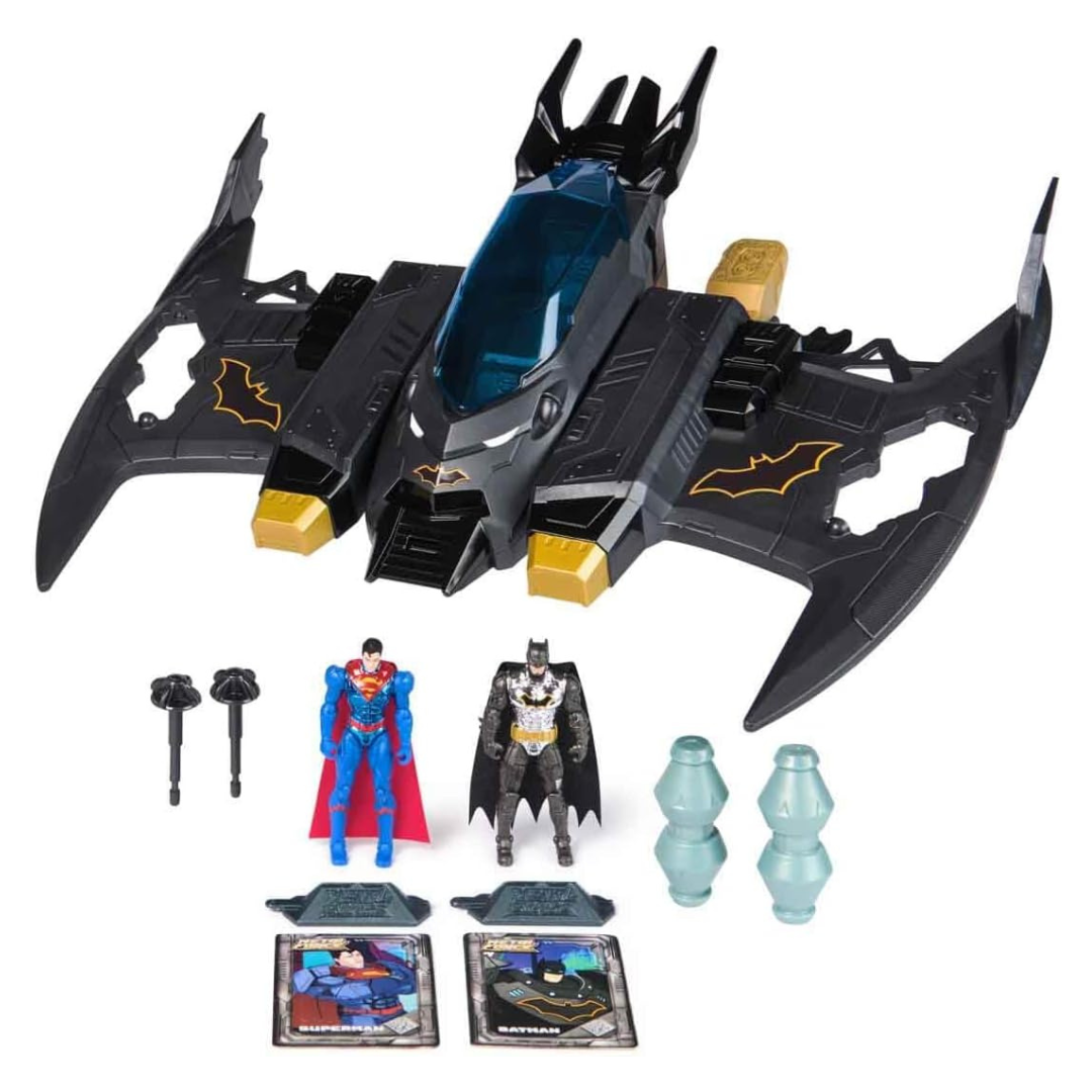 DC Comics Metal Force Transforming Batwing 2-in-1 Playset With Figures