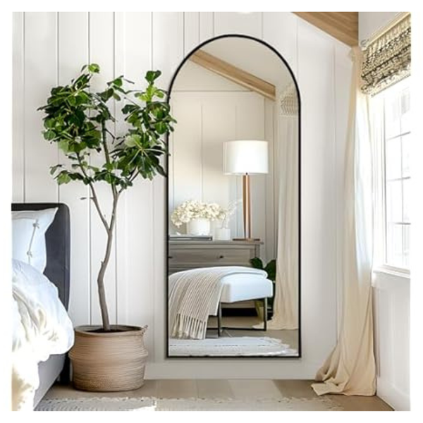 64" x 24" Higreena Arched Full Length Full Body Mirror