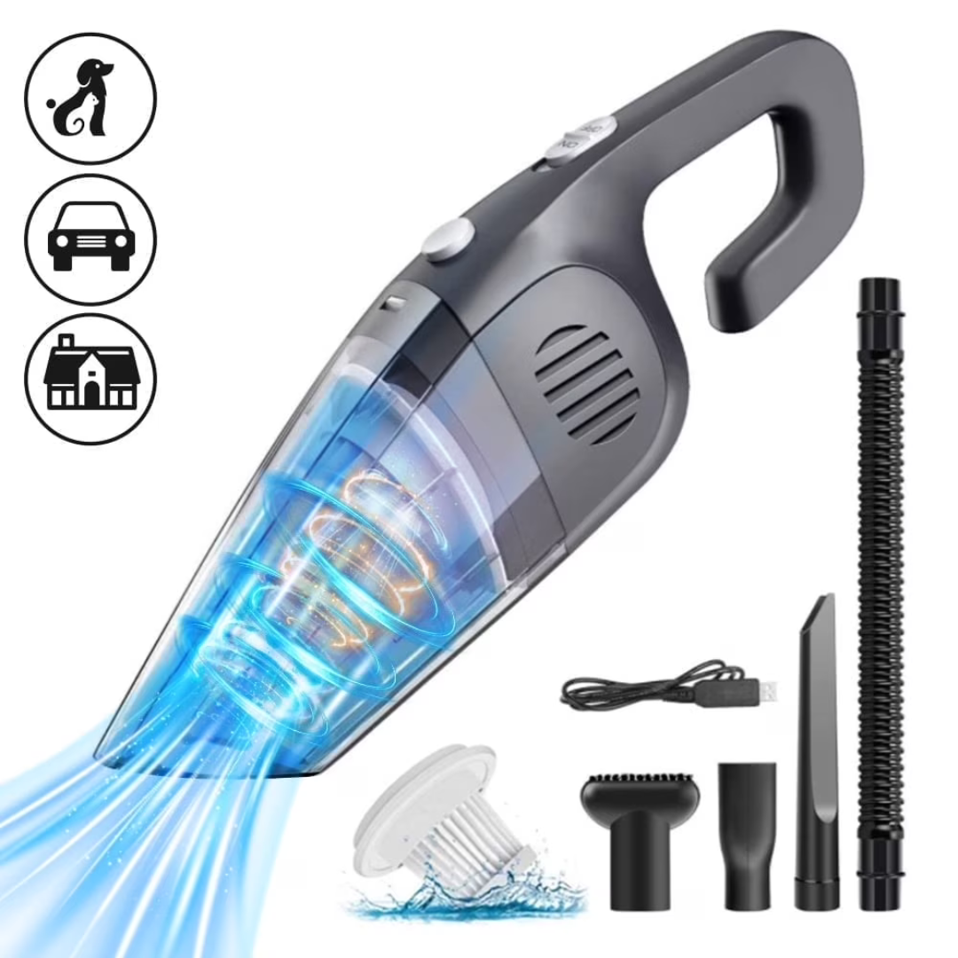 Doosl 12V Cordless Wet/Dry Handheld Vacuum With HEPA Filter