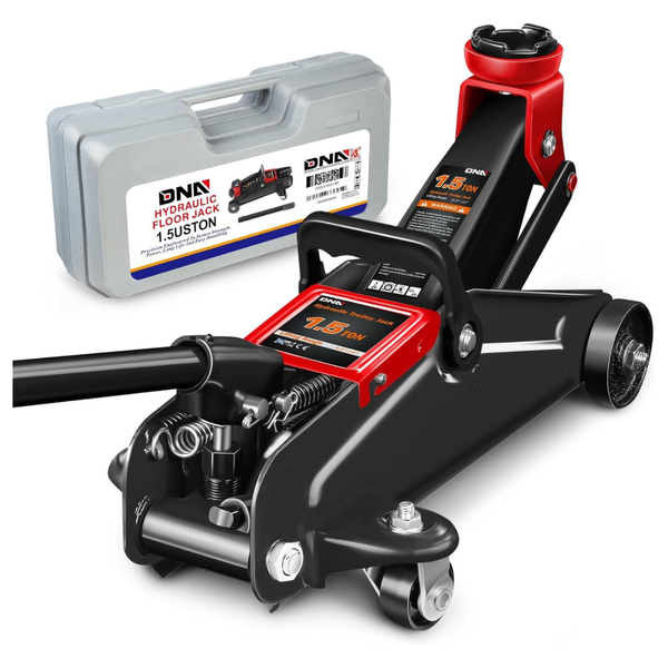 DNA Motoring 1.5 Ton 3000lb Low Profile Hydraulic Floor Jack