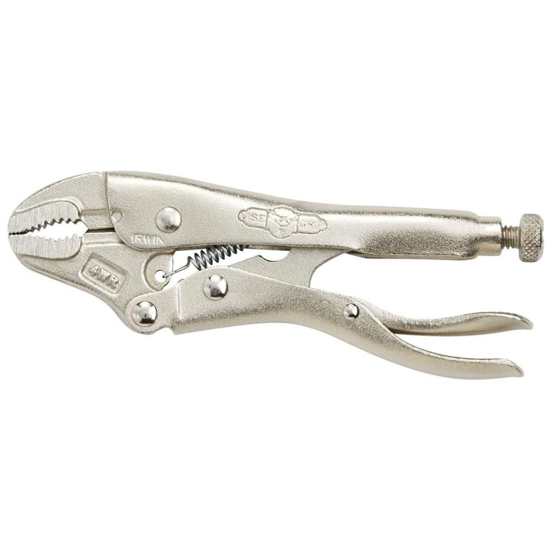 Irwin 4" Vise-grip Curved Jaw Locking Pliers With Wire Cutter