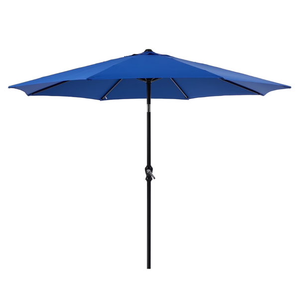Zunmos 9FT 8-Rib Market Outdoor Patio Umbrella (Blue)