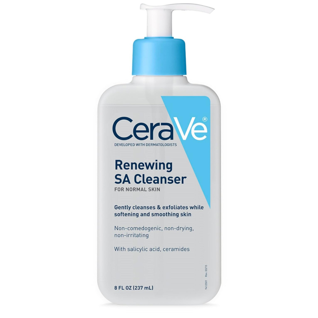 2-Pack 8-Oz CeraVe Renewing SA Cleanser Salicylic Acid Face Wash
