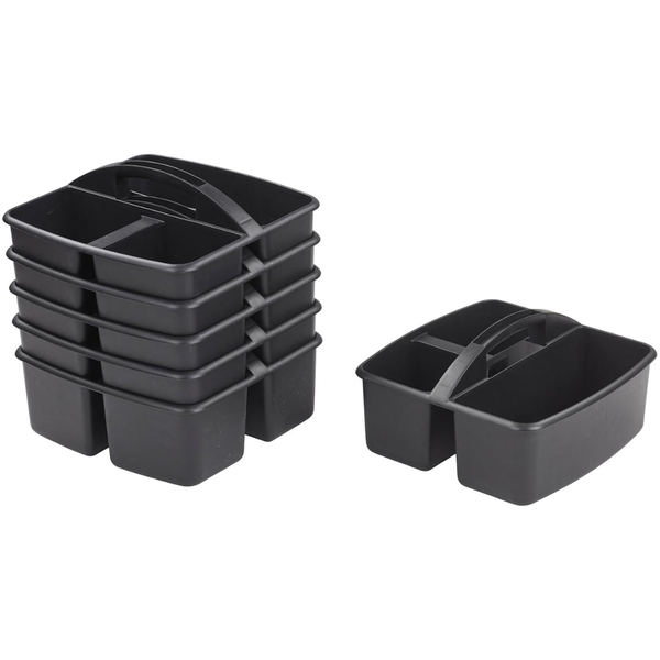 6-Pack ECR4Kids 3-Compartment Storage Caddy