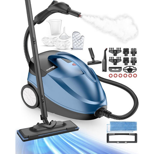 Xteamo Heavy-Duty Portable Pressurized Handheld Steam Cleaner W/ 1.5L Tank