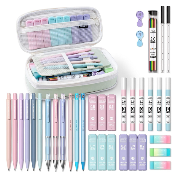 36 Piece Aesthetic Mechanical Pencil Set