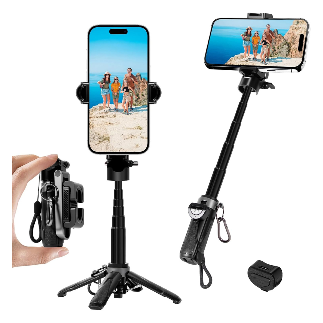 3-In-1 Selfie Stick Mini Tripod With Remote Control