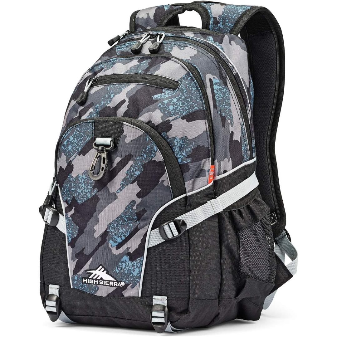 High Sierra Multiple Pockets Loop Backpack With Tablet Sleeve