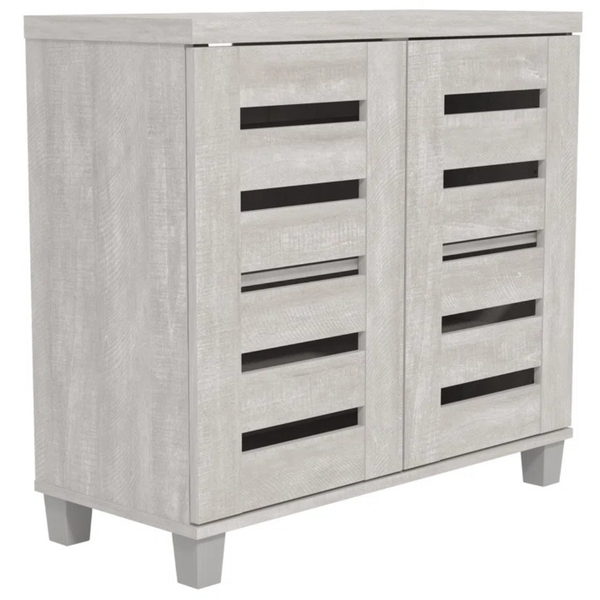 12-Pair Steelside Crete Lismore Shoe Storage Cabinet