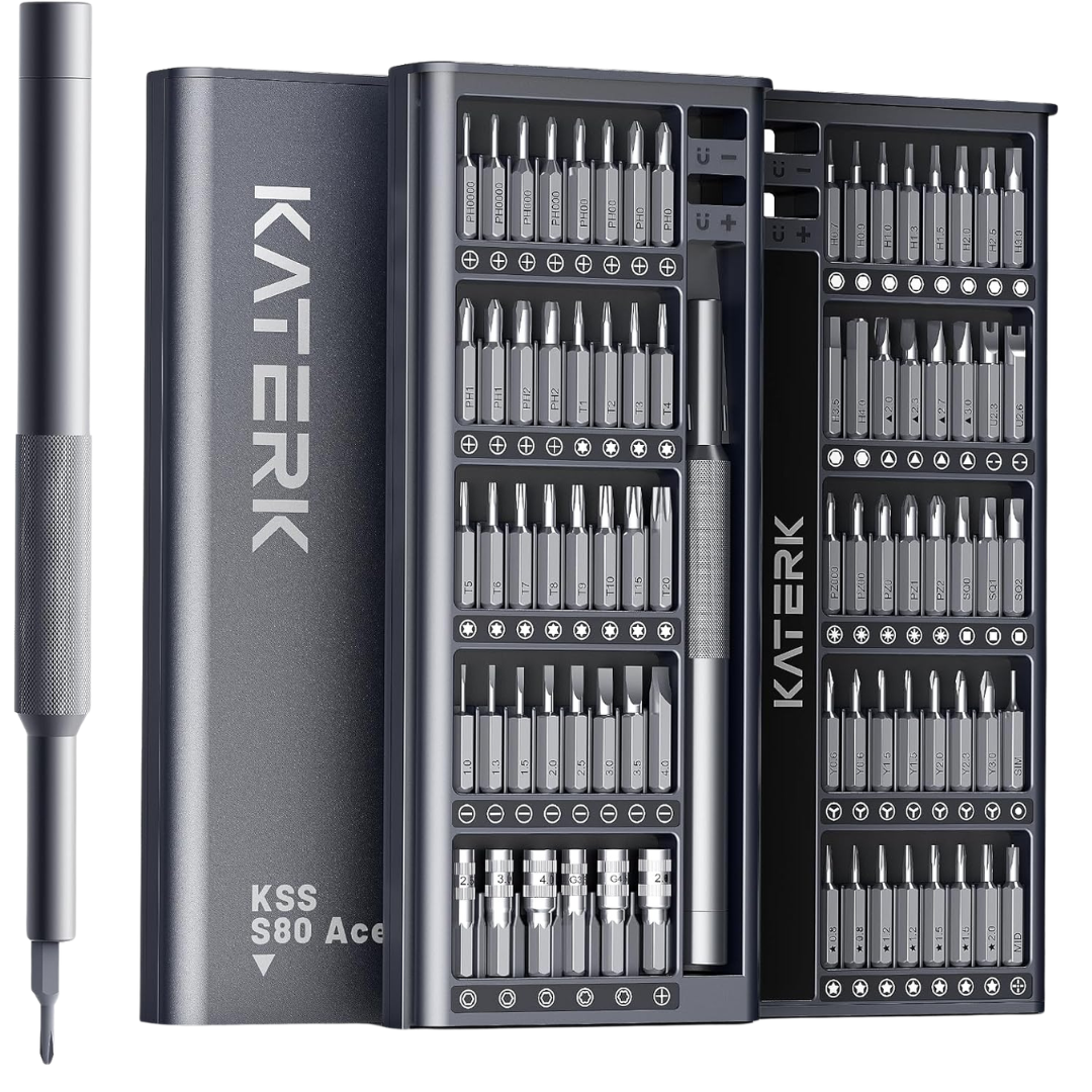 80-in-1 Precision Screwdriver Set With Magnetizer (Various)