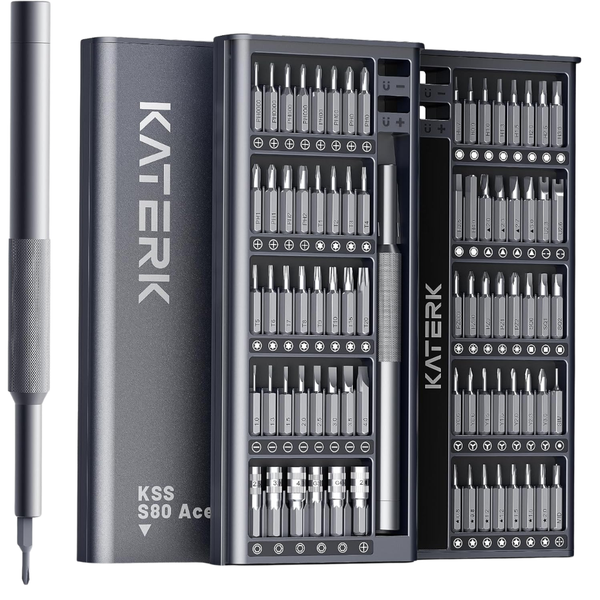 80-in-1 Precision Screwdriver Set With Magnetizer (Various)