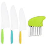 Kids Kitchen Knives & Crinkle Cutter