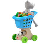 Toddlers Little Helper's Shopping Durable Plastic Play Grocery Cart