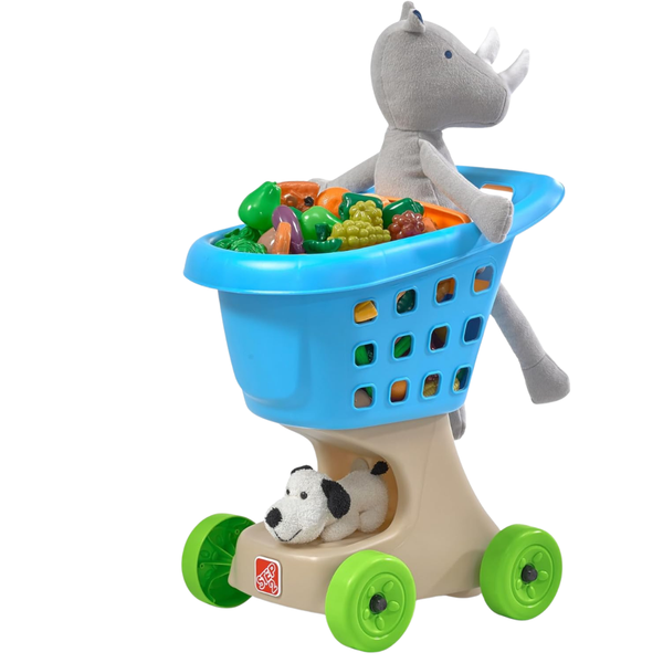 Toddlers Little Helper's Shopping Durable Plastic Play Grocery Cart