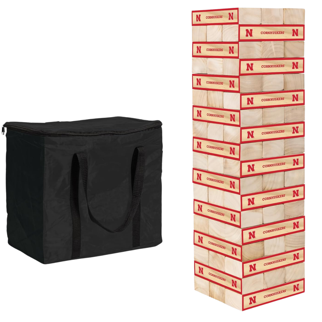 Wild Sports NCAA Giant Stacking Wooden Blocks