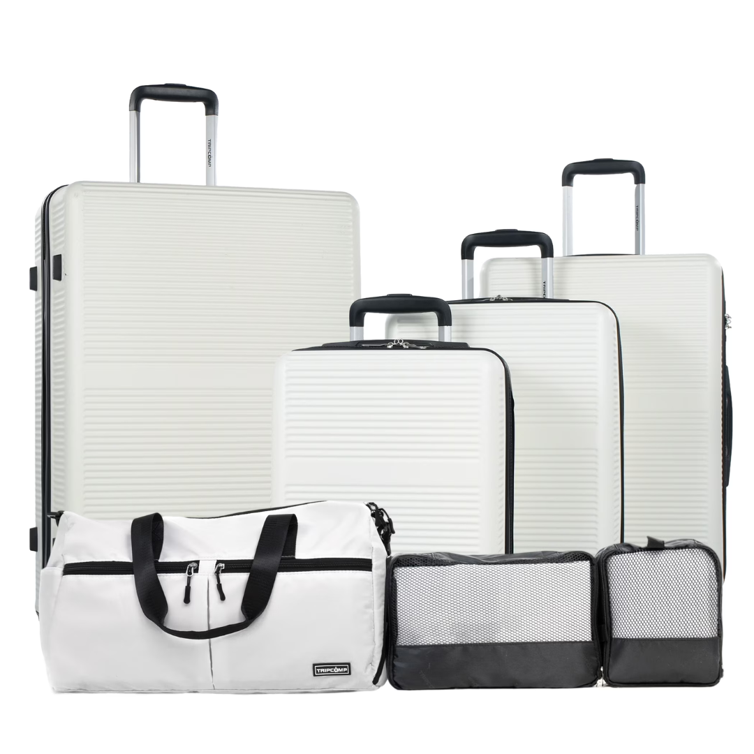 7-Piece Tripcomp Hardside ABS+PC Luggage Set (Various)