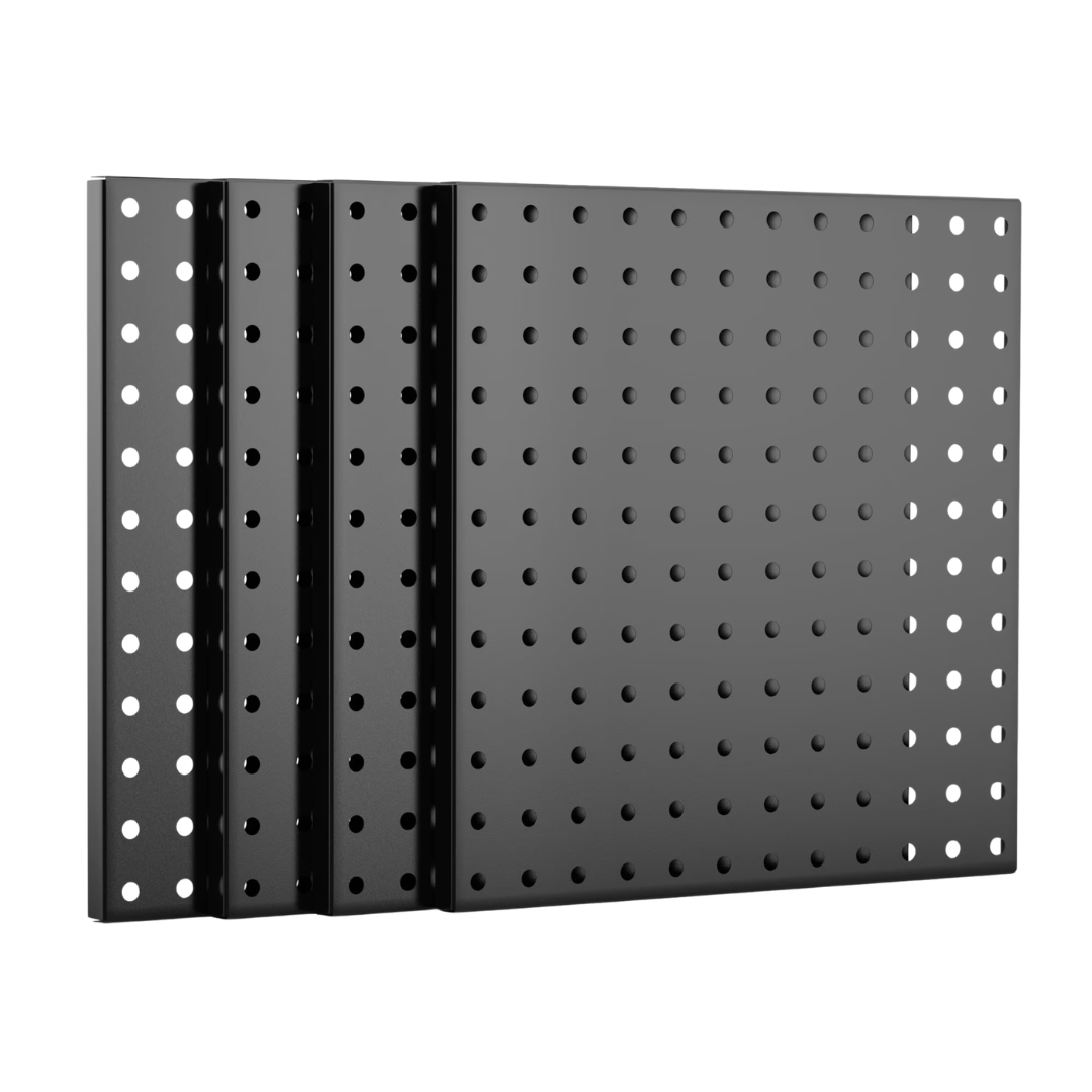 4-Pack 12" x 12" Workpro Metal Pegboard Panels