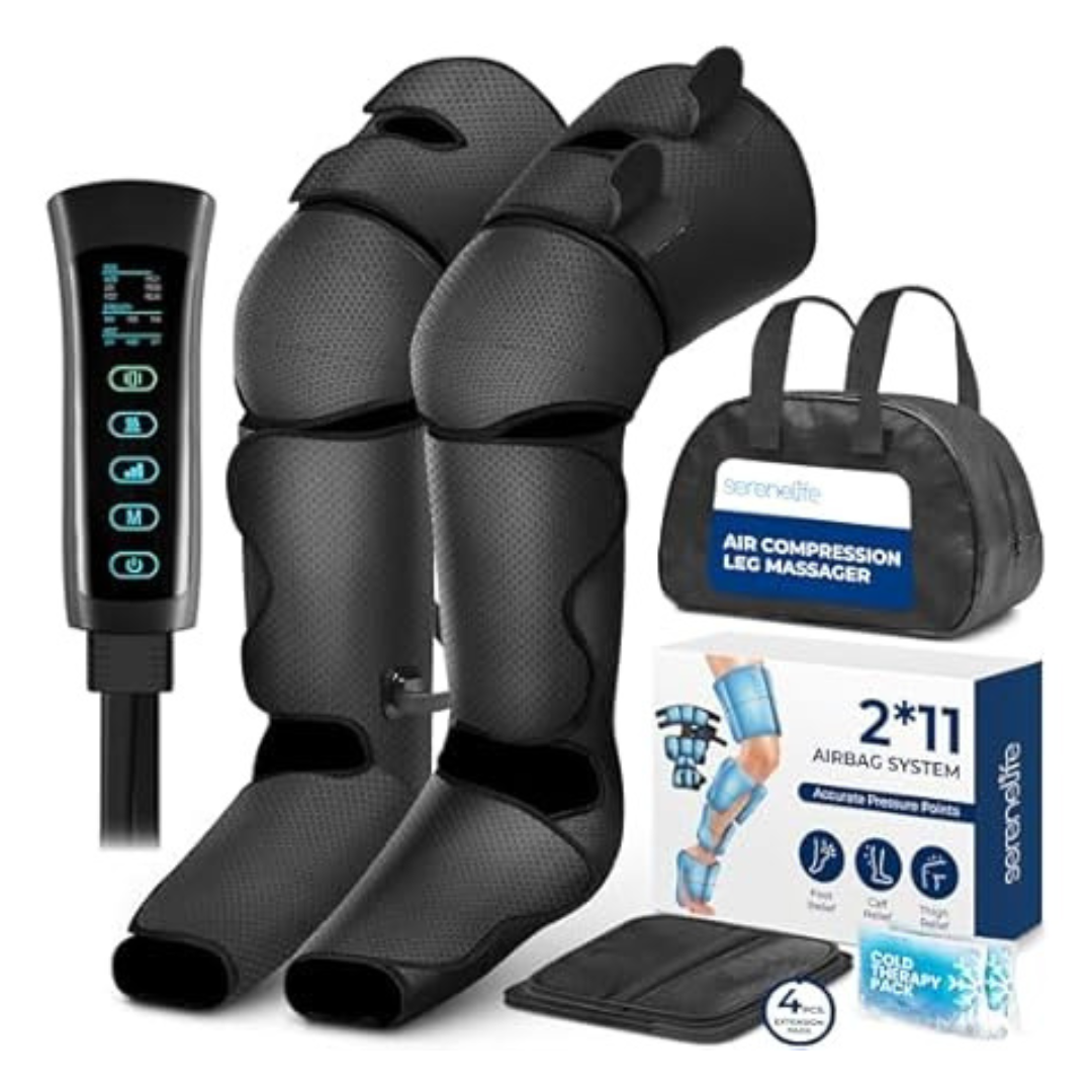 Air Compression Foot & Calf Leg Massager Pneumatic Massage Machine