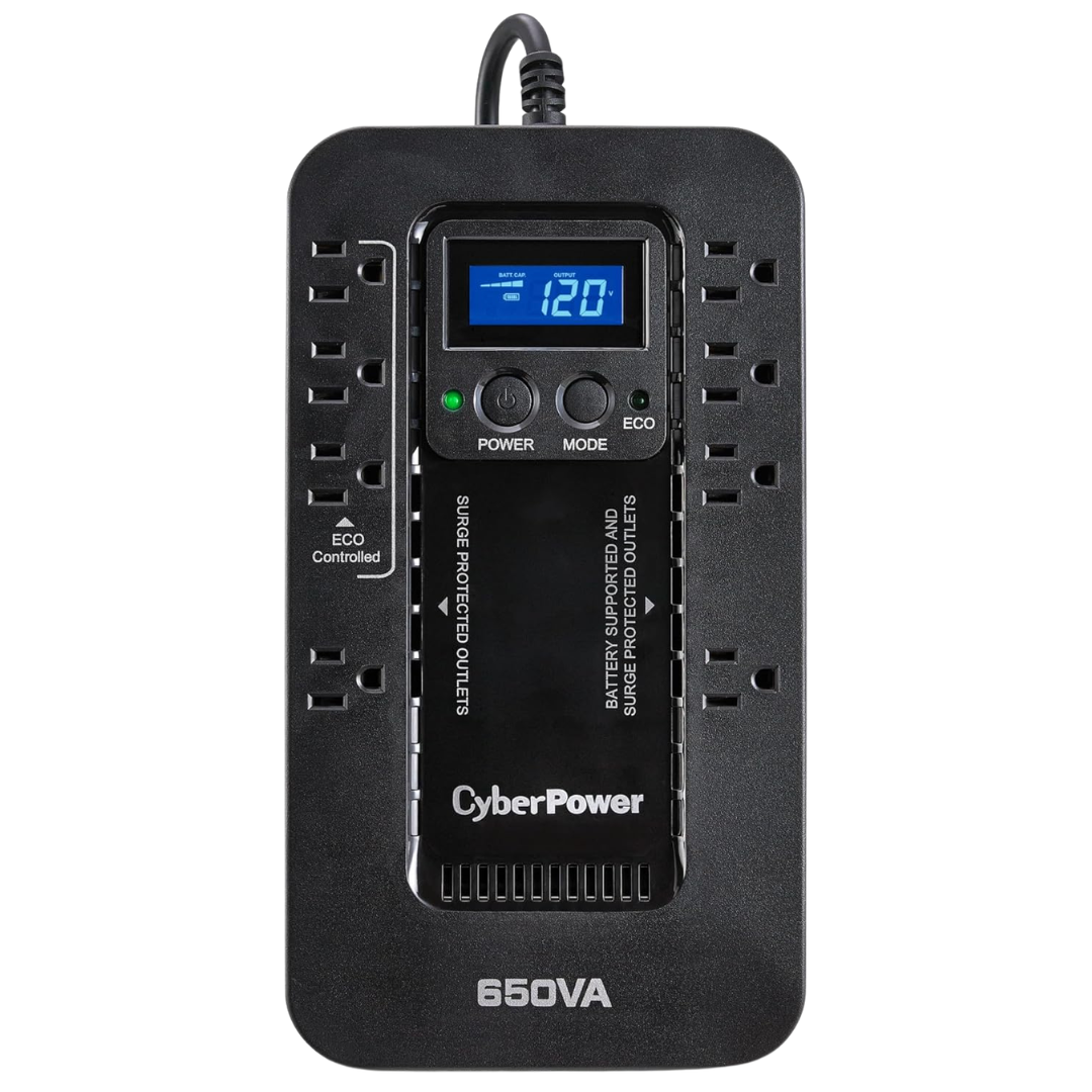 CyberPower Ecologic Battery Backup & Surge Protector UPS System