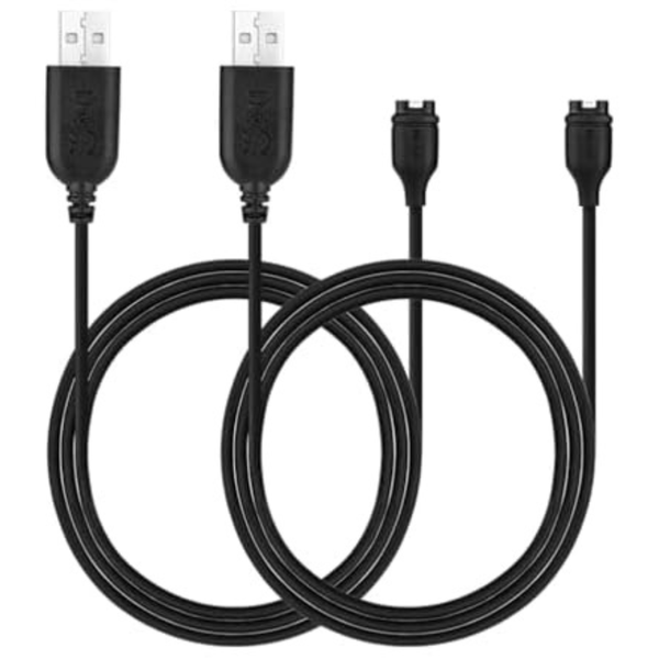 2-Pack Watch Charging Cable Compatible With Garmin Forerunner 55
