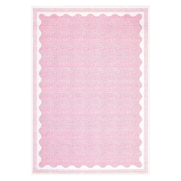 4' x 6' Non Slip Ultra-Soft Scalloped Area Rugs (3 Colors)