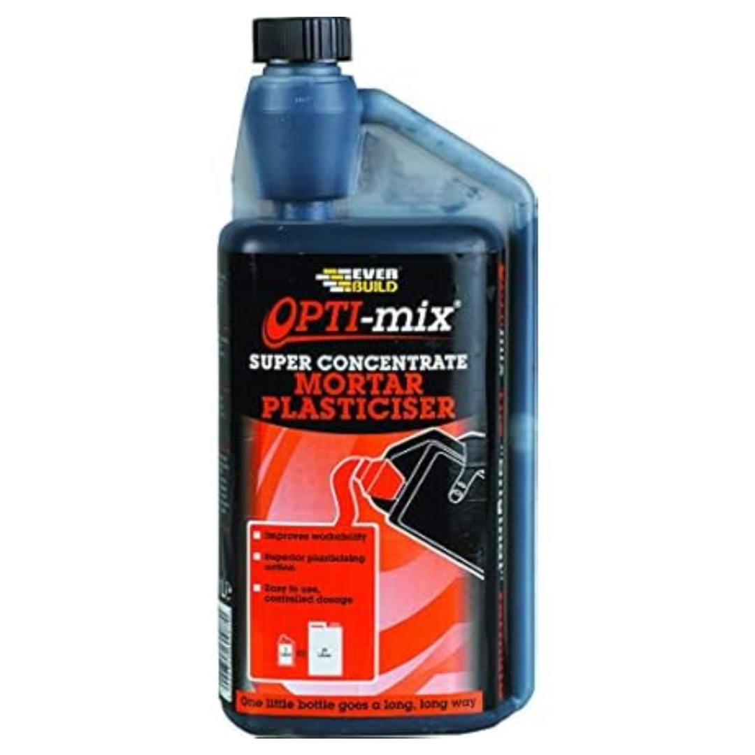 Everbuild OPTIMIX1 Opti-Mix Mortar Plasticizer 1L