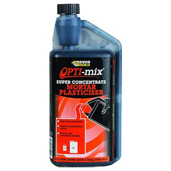 Everbuild OPTIMIX1 Opti-Mix Mortar Plasticizer 1L