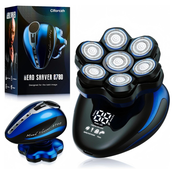 Men's 7D Detachable Electric Head Shaver