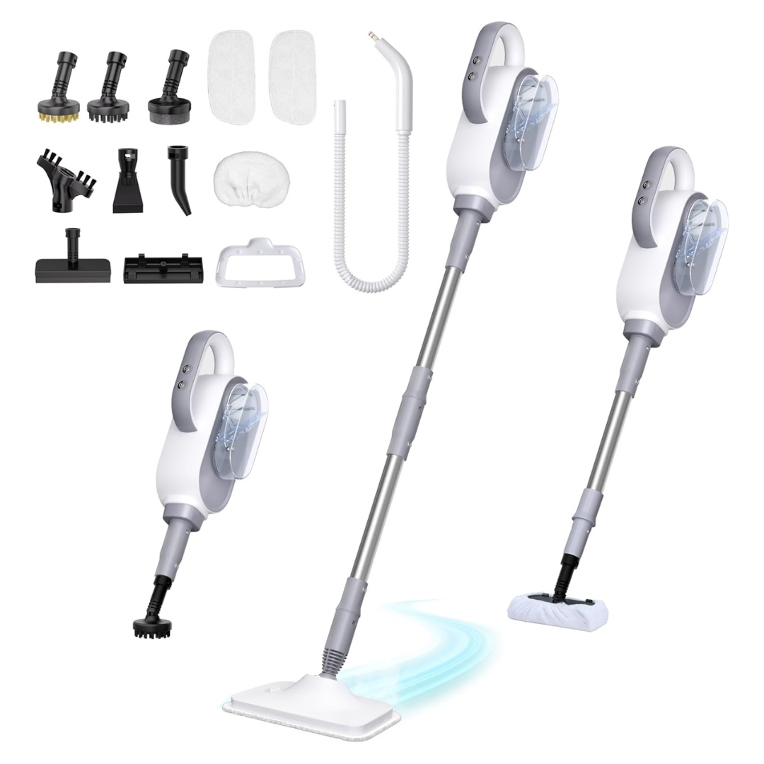 13-In-1 Handheld Steam Cleaner With 13 Accessories