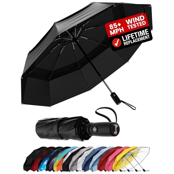 Repel Windproof Lightweight Auto Open/Close Portable Travel Umbrella