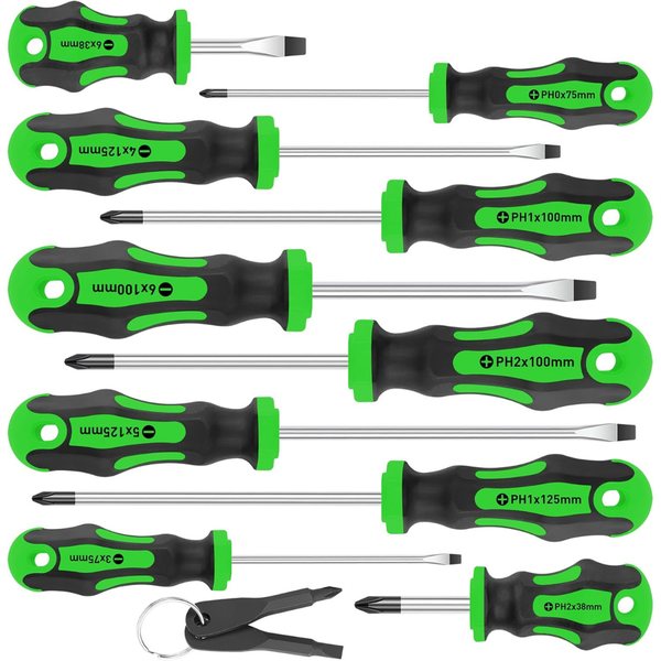 10-Piece Portable Multifunction Magnetic Screwdrivers Set