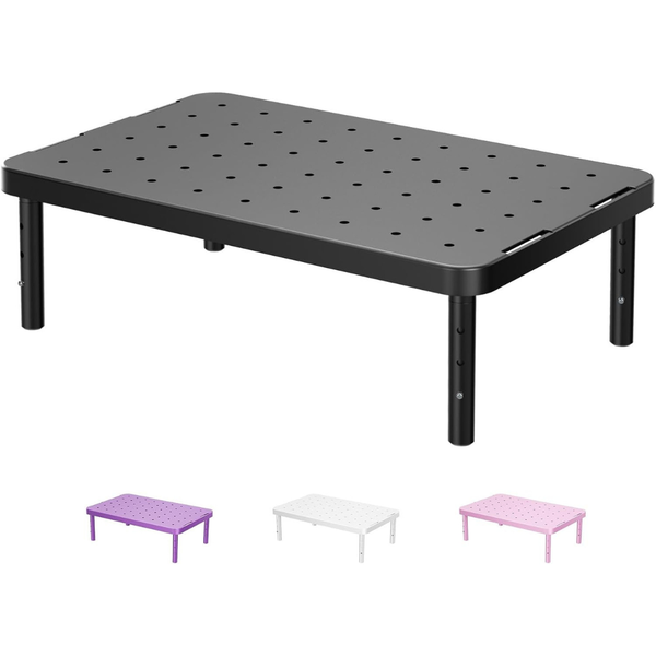 WALI 3 Height Adjustable Laptop/Computer Monitor Stand For Desk