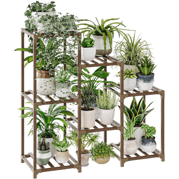 3-Tier 32" x 11.8" x 34" Ladder Plant Pot Holder