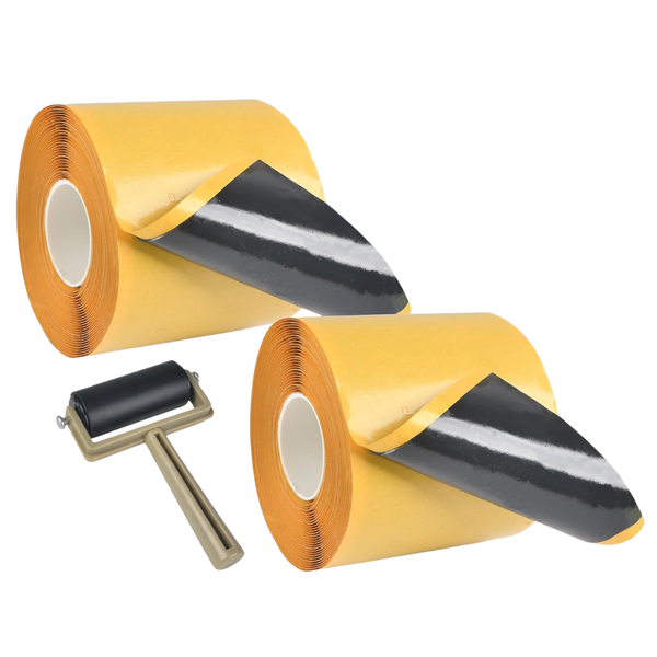 2-Pack 3" x 20' Double Sided Self Adhesive Butyl Pond Tape