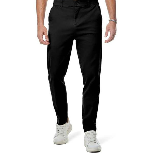 Men's Cotton Stretch Classic Fit Chino Golf Pants