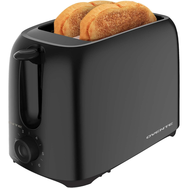 Ovente Electric 700W Power ETL Certified 2 Slice Toaster