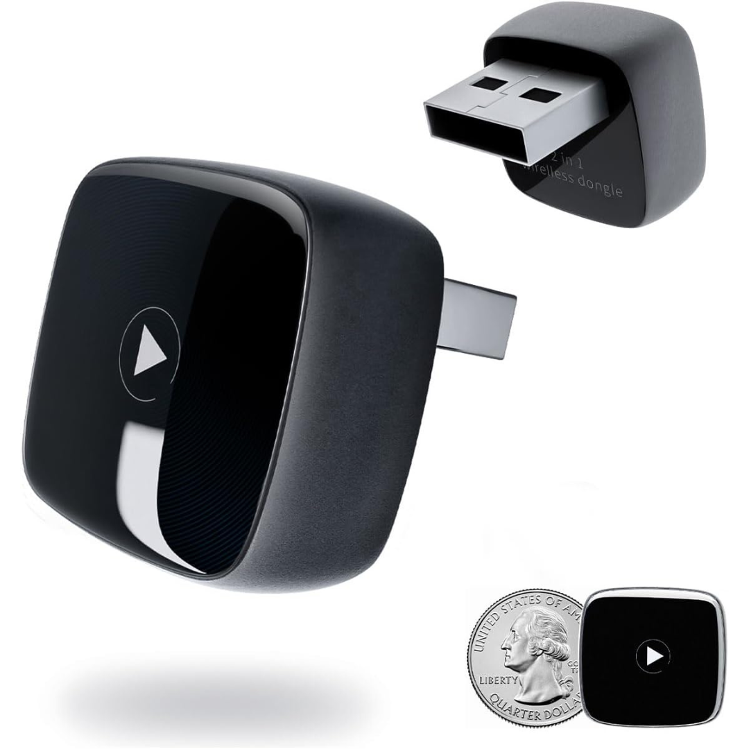 ThermoHalo 2-in-1 Wireless CarPlay Adapter