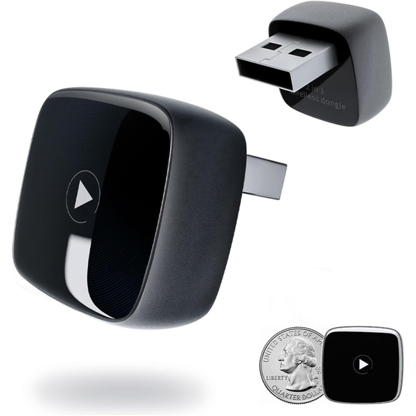 ThermoHalo 2-in-1 Wireless CarPlay Adapter