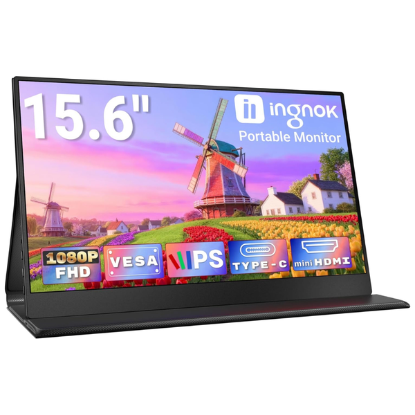 15.6" Ingnok YN02B Portable FHD 5ms IPS Monitor
