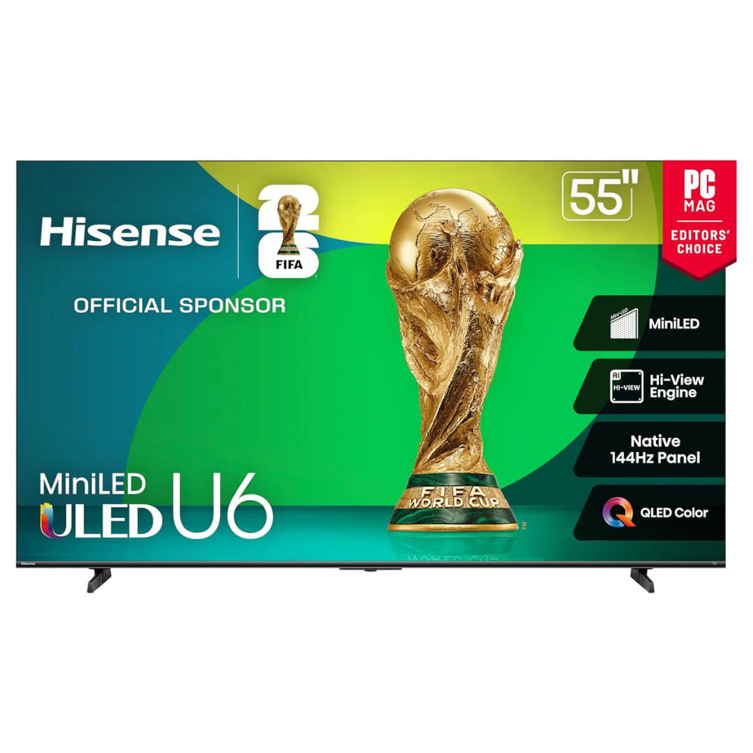 55" Hisense Class U6 Series 4K Ultra HD Smart LED TV