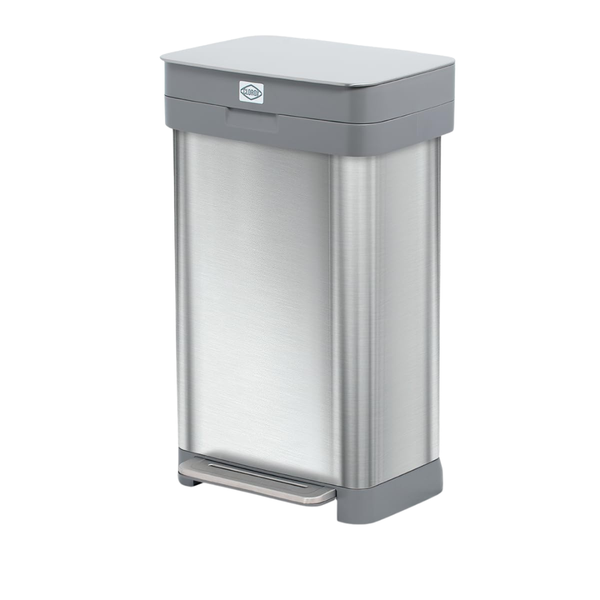 Clorox 13 Gallon Kitchen Trash Can With Wide Step Pedal