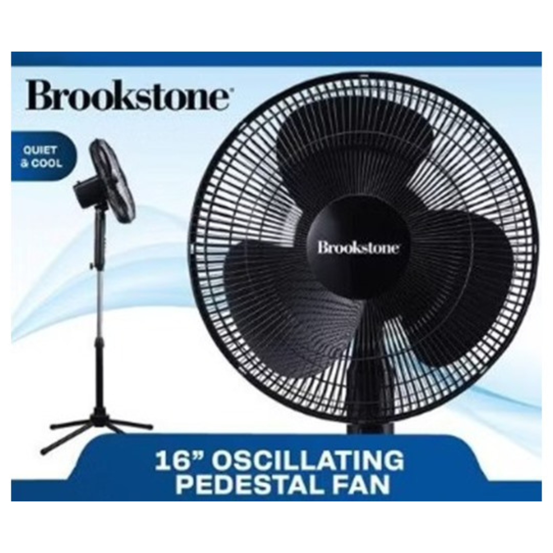 Brookstone Air Circulation Pedestal Floor Fan
