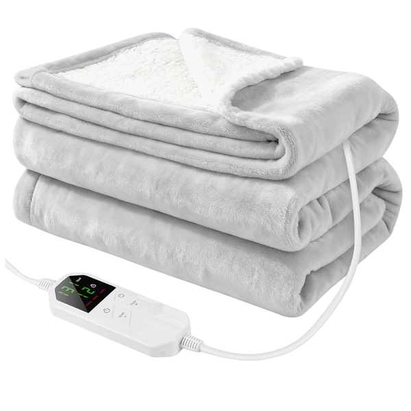 Electric Soft Plush Electric Heated Throw Blanket