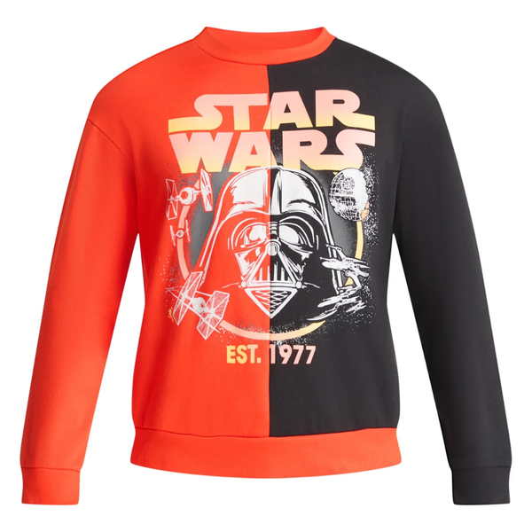 Star Wars Revenge Of The Sith Men's Split Graphic Sweatshirt